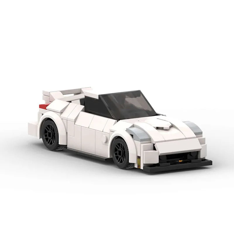Technical Hot Toys Moc Bricks Adults White 350z Sport Car for Kid Toys Car Building Block Sets