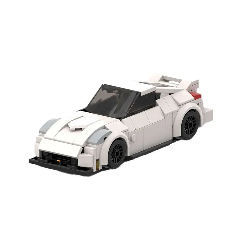 Technical Hot Toys Moc Bricks Adults White 350z Sport Car for Kid Toys Car Building Block Sets
