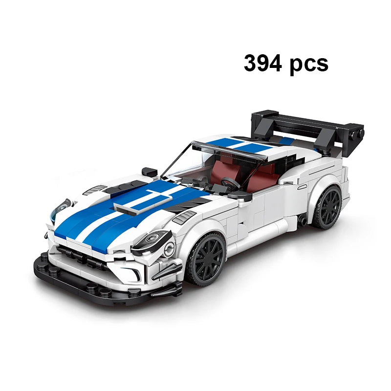 Technical Car City Speed  Racing Car Building Blocks Sports Car Garage Carro Rennau Voiture MOC Creative Vehicle Toys