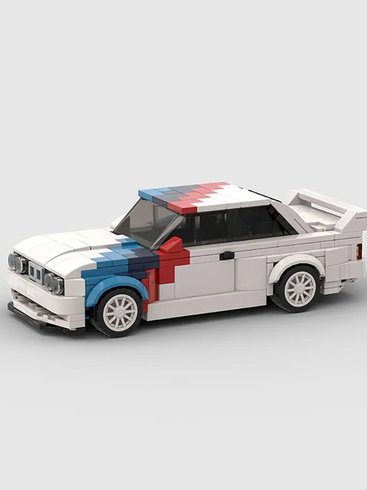 MOC Technical 455pcs E30 racing sports car Vehicle Racer Building Blocks Brick Creative Garage Toys for Boys