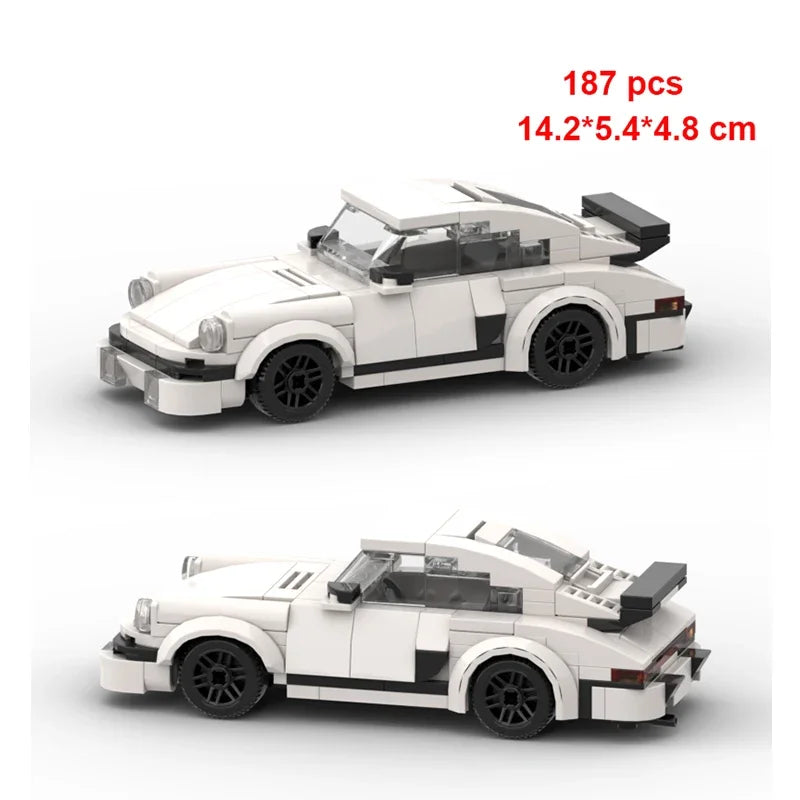 Technical Car City Speed  Racing Car Building Blocks Sports Car Garage Carro Rennau Voiture MOC Creative Vehicle Toys