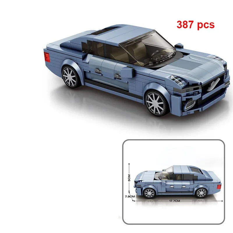 Technical Car City Speed  Racing Car Building Blocks Sports Car Garage Carro Rennau Voiture MOC Creative Vehicle Toys