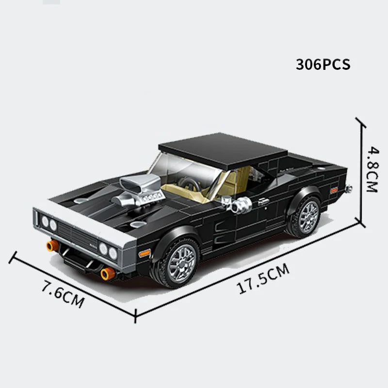 Technical Car City Speed  Racing Car Building Blocks Sports Car Garage Carro Rennau Voiture MOC Creative Vehicle Toys