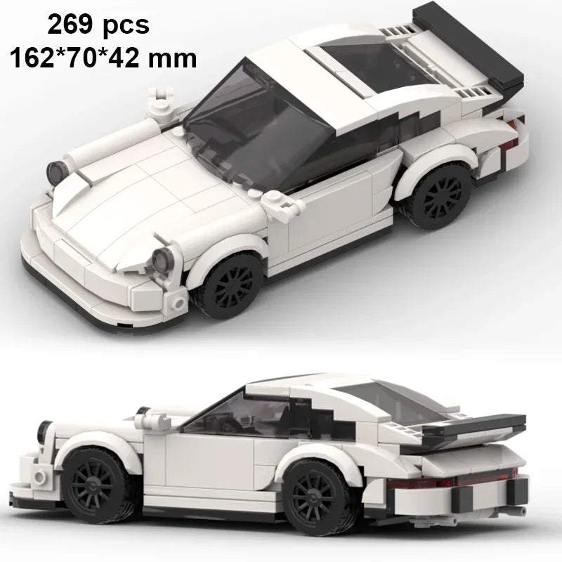 Technical Car City Speed  Racing Car Building Blocks Sports Car Garage Carro Rennau Voiture MOC Creative Vehicle Toys