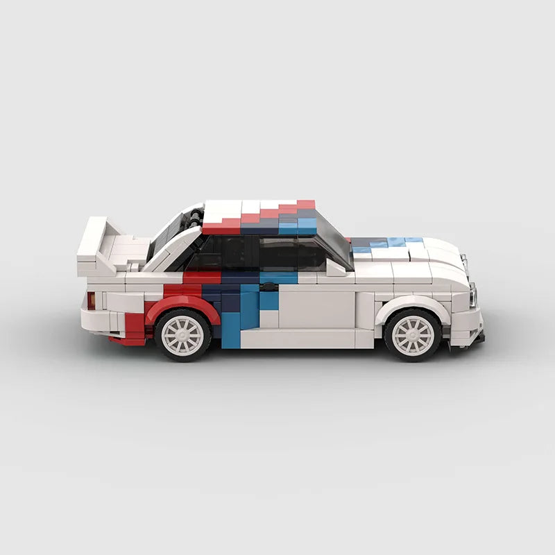 MOC Technical 455pcs E30 racing sports car Vehicle Racer Building Blocks Brick Creative Garage Toys for Boys