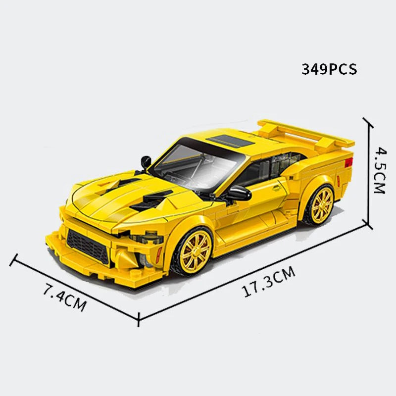 Technical Car City Speed  Racing Car Building Blocks Sports Car Garage Carro Rennau Voiture MOC Creative Vehicle Toys