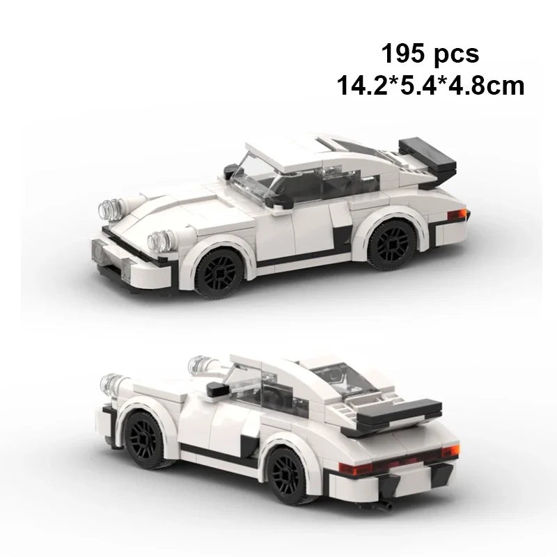 Technical Car City Speed  Racing Car Building Blocks Sports Car Garage Carro Rennau Voiture MOC Creative Vehicle Toys