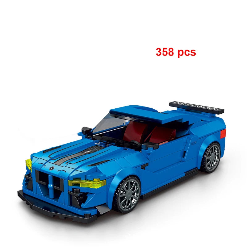 Technical Car City Speed  Racing Car Building Blocks Sports Car Garage Carro Rennau Voiture MOC Creative Vehicle Toys