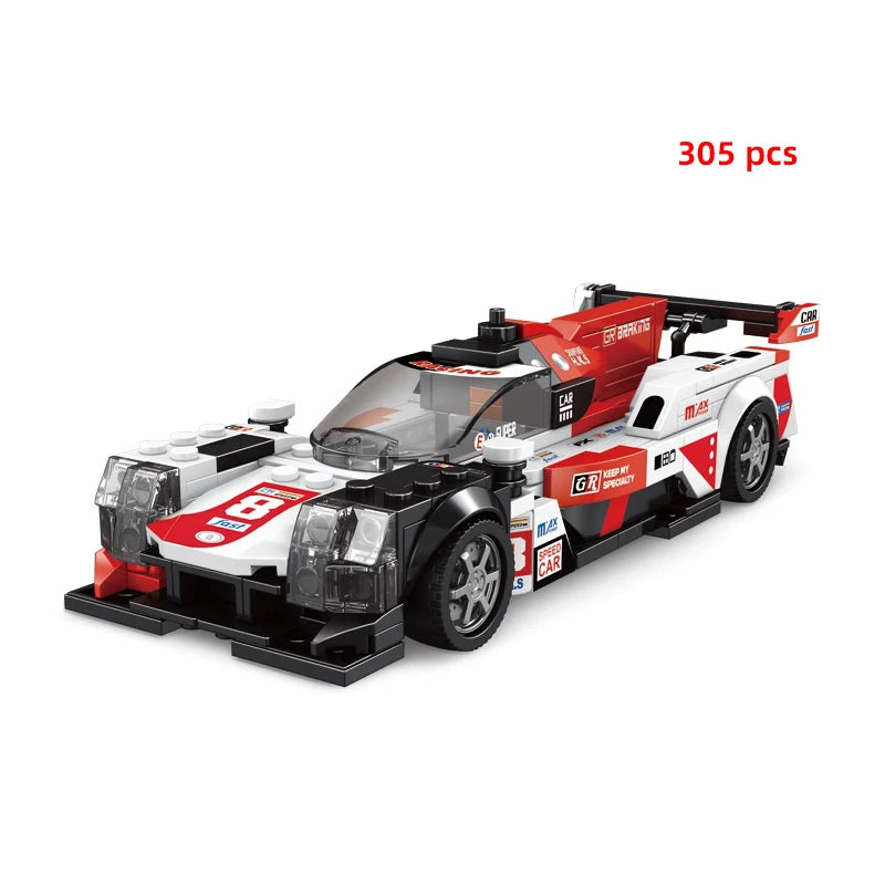 Technical Car City Speed  Racing Car Building Blocks Sports Car Garage Carro Rennau Voiture MOC Creative Vehicle Toys