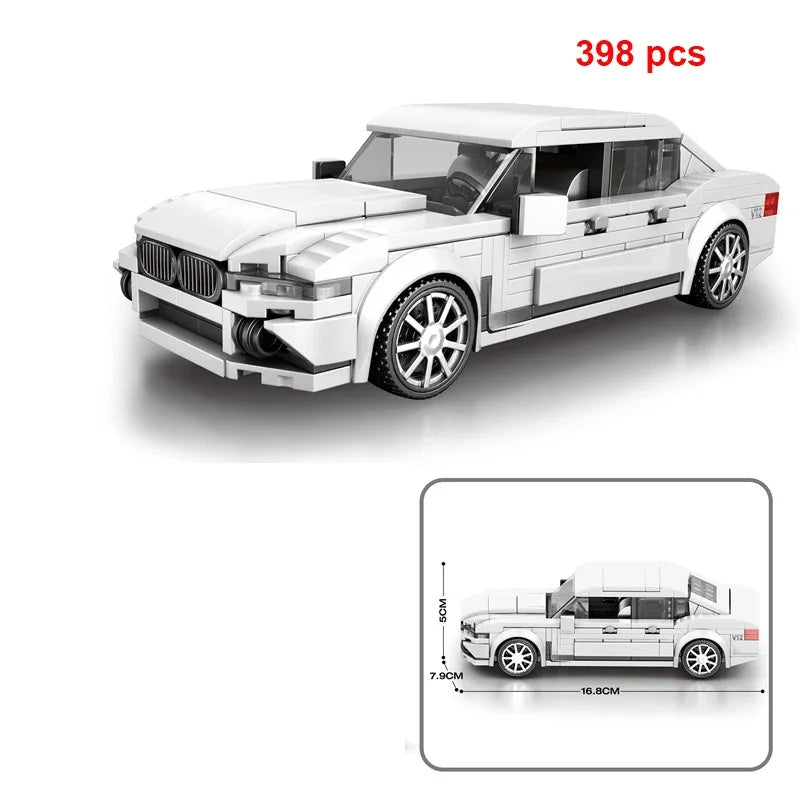 Technical Car City Speed  Racing Car Building Blocks Sports Car Garage Carro Rennau Voiture MOC Creative Vehicle Toys