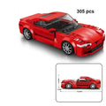 Technical Car City Speed  Racing Car Building Blocks Sports Car Garage Carro Rennau Voiture MOC Creative Vehicle Toys