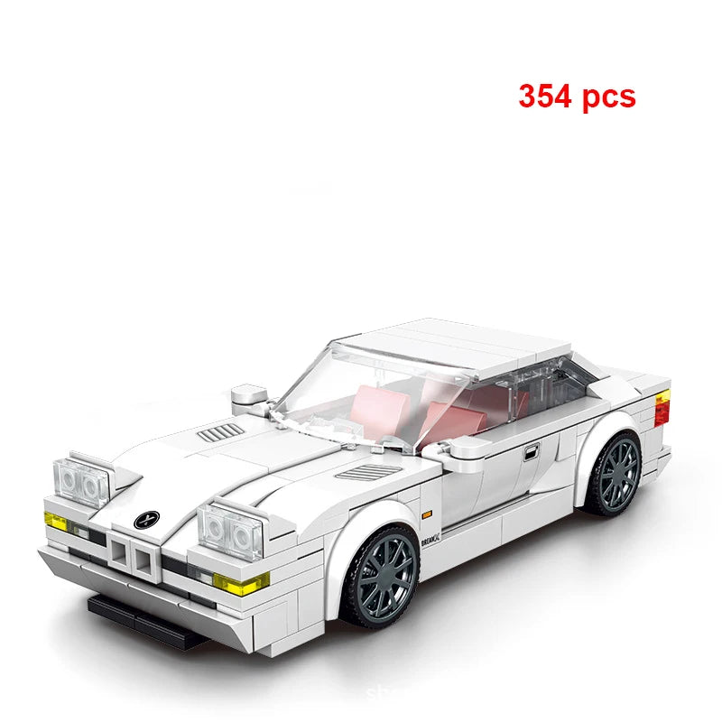 Technical Car City Speed  Racing Car Building Blocks Sports Car Garage Carro Rennau Voiture MOC Creative Vehicle Toys