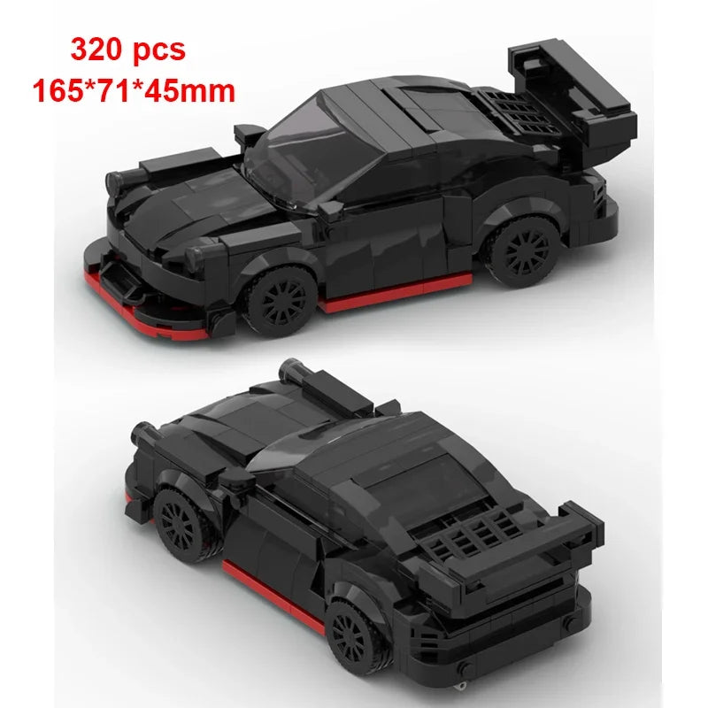 Technical Car City Speed  Racing Car Building Blocks Sports Car Garage Carro Rennau Voiture MOC Creative Vehicle Toys